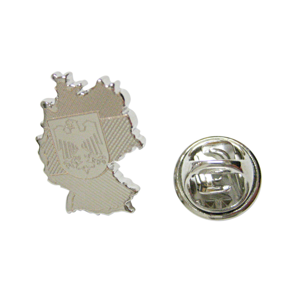 Germany Map Shape And Flag Design Lapel Pin - image 1